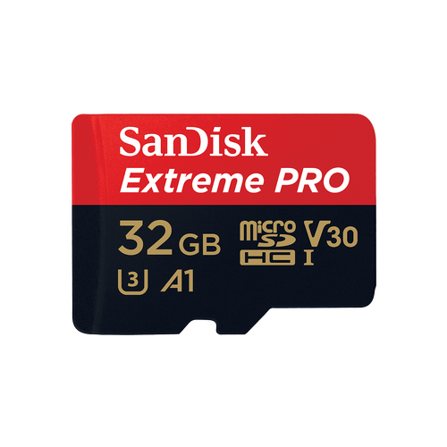 SanDisk Extreme Pro 32GB microSDHC UHS-I with Adapter