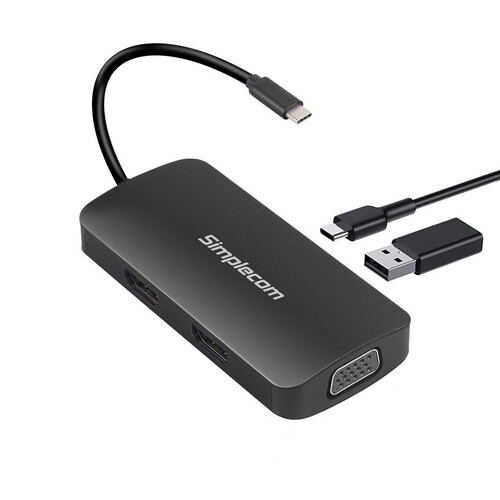 Simplecom 5-in-1 USB-C Multiport Adapter