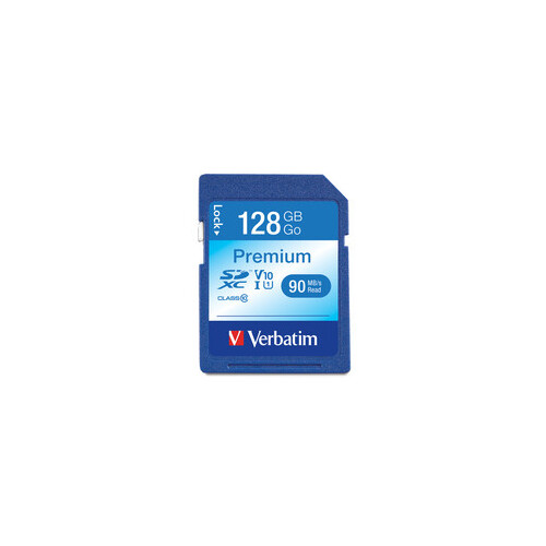 Verbatim Class 10 SDXC Card 128GB - 44025