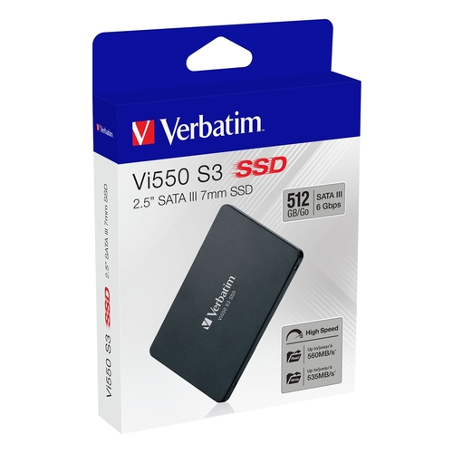 Verbatim Vi550 S3 SSD Internal Solid State Drive 512GB