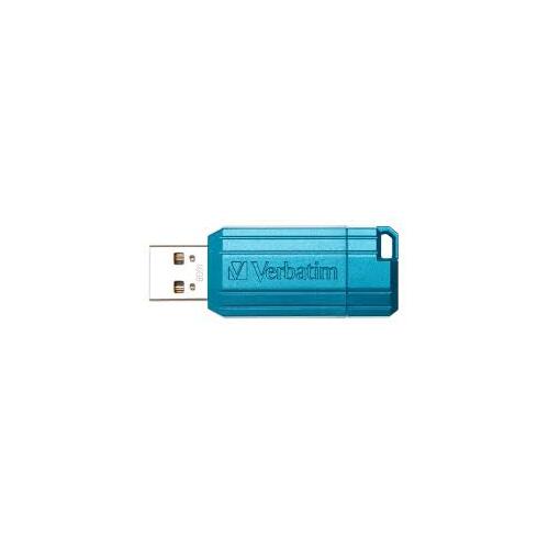 Verbatim 16GB PinStripe Blue USB Drive - 49068